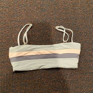 Rebel Stripe l*space Bikini Top in Rare Mint Color